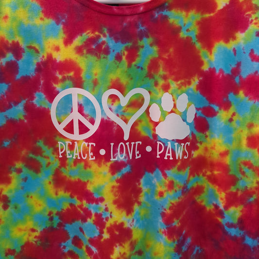 Peace, Love, Dogs/Cats/Paws Youth Shirt (Purchase helps local animal shelters!)