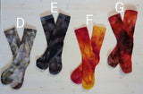 Tie Dye Socks - Adult Unisex (Multiple Color Options)