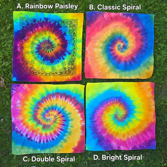 Tie Dye Bandanas