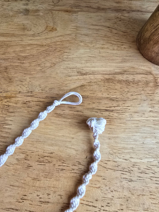 Glass Glow in the Dark Hemp Necklaces