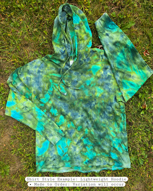 Dragon Scale Ice Dye Adult (Multiple Shirt Style Options)