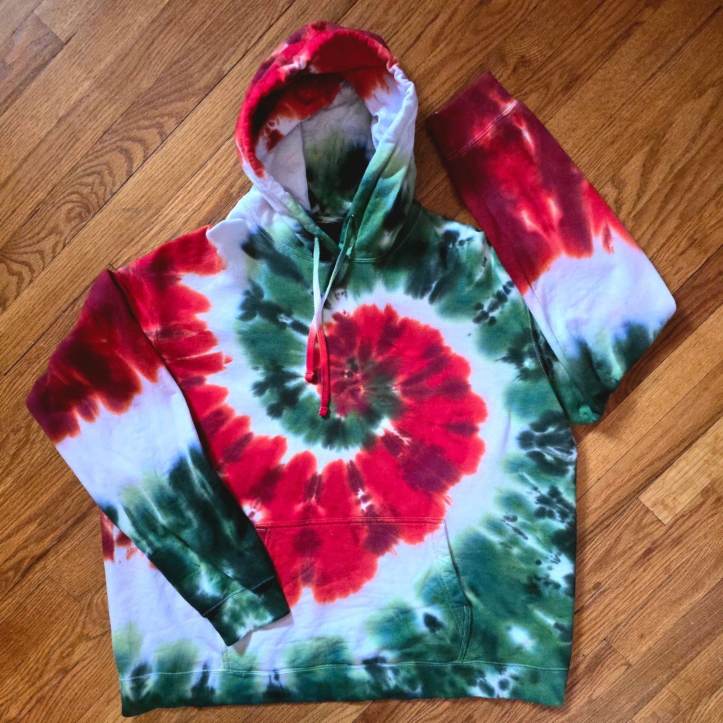 Holly Jolly Spiral Adult (Multiple Shirt Style Options)