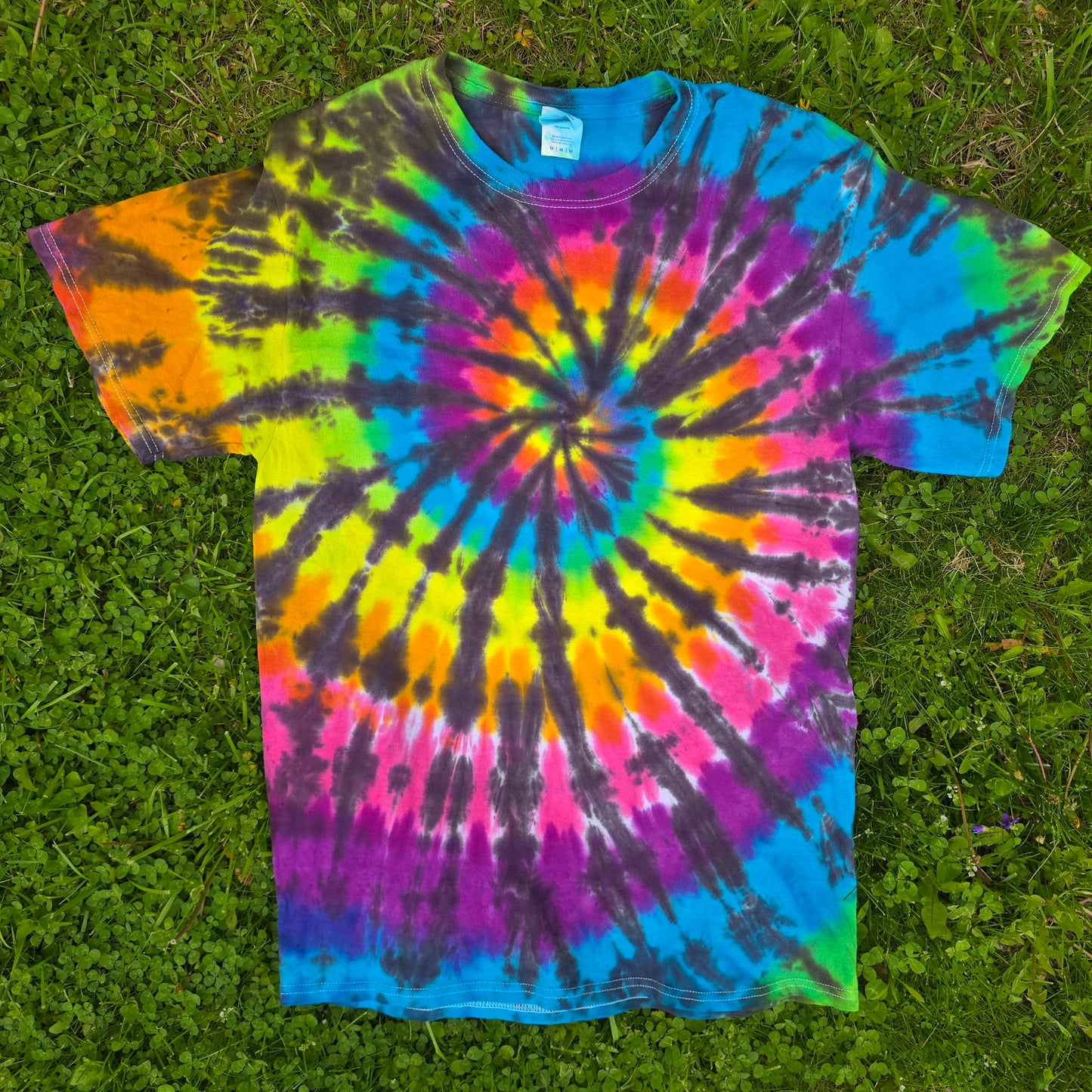 Black Rainbow Firework Spiral