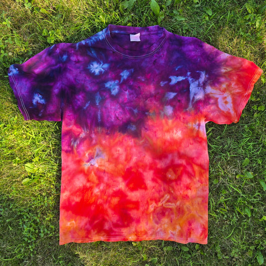 Sunset Afterglow Ice Dye Adult (Multiple Shirt Style Options)