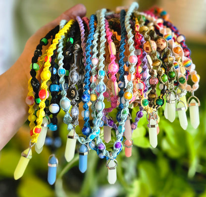 Glow in the Dark Hemp Necklaces