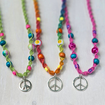 Peace Hemp Necklaces