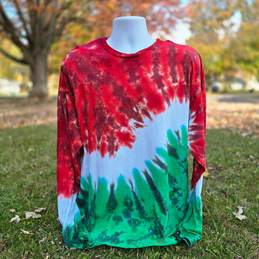 Holly Jolly Crinkle Wave Adult (Multiple Shirt Style Options)