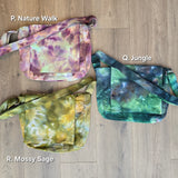 Messenger Bag Purses Ice Dyed - Multiple Color Choices