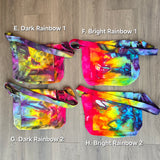 Messenger Bag Purses Ice Dyed - Multiple Color Choices