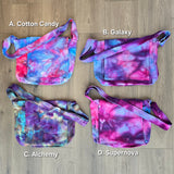 Messenger Bag Purses Ice Dyed - Multiple Color Choices