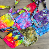 Messenger Bag Purses Ice Dyed - Multiple Color Choices