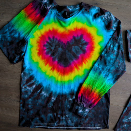 Black Rainbow Eclipse Heart (Multiple Shirt Style Options)
