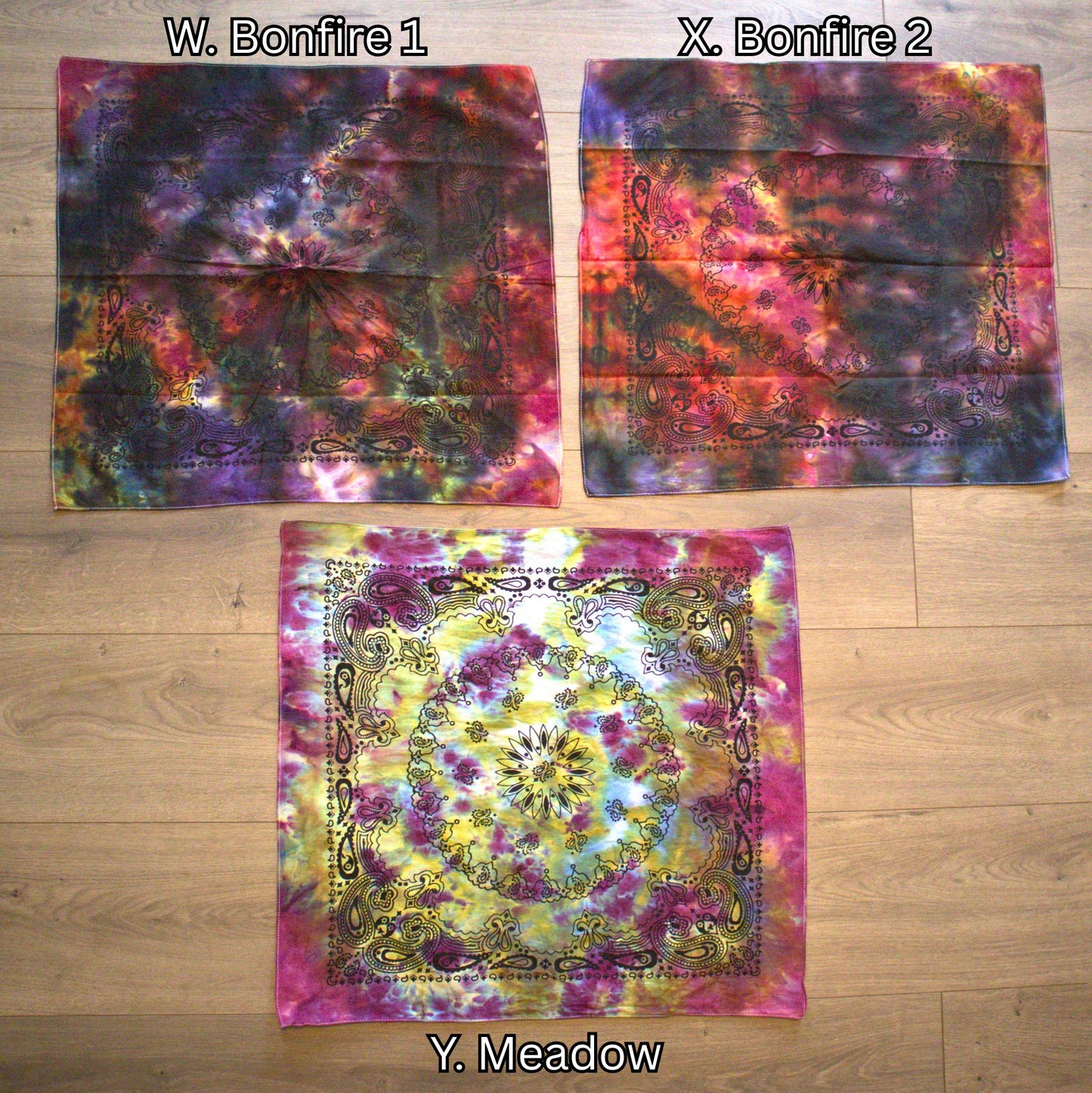 Tie Dye Bandanas
