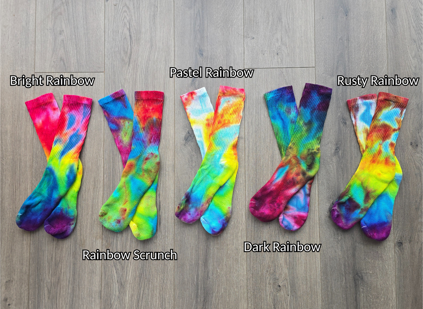 Tie Dye Ice Dyed Socks - Adult Unisex