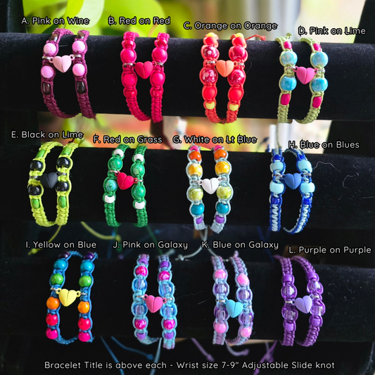 Bracelets for Two - Handmade 2-Pack Hemp Bracelets