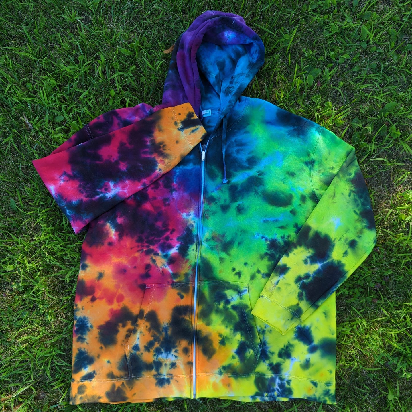 Midnight Rainbow Crinkle