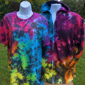 Midnight Rainbow Crinkle Adult (Multiple Shirt Style Options)