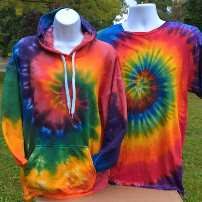 Red Rainbow Spiral Adult