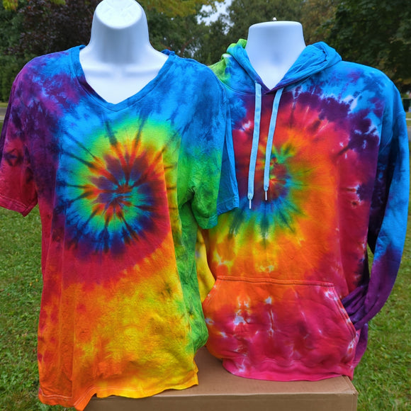 Rainbow Hurricane Adult (Multiple Shirt Style Options)