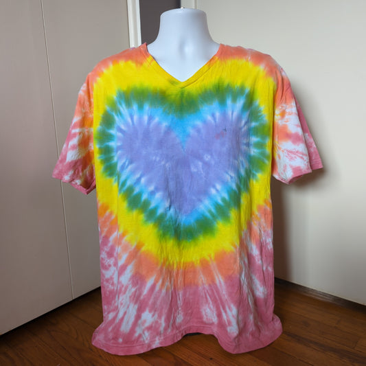Pastel Rainbow Heart Adult (Multiple Shirt Style Options)