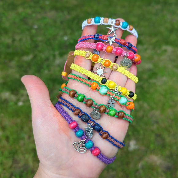 Charm Hemp Bracelets