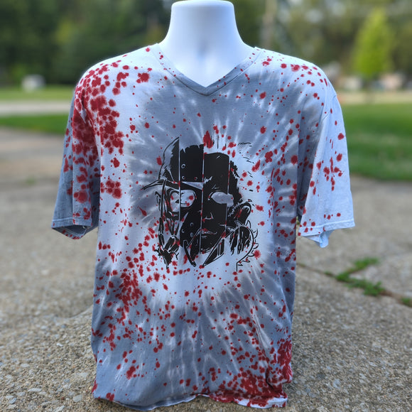 Horror Movie Splatter Adult (Multiple Shirt Style Options)