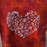 Fall Heart Adult Ice Dye (Multiple Shirt Style Options)