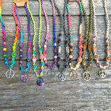 Peace Hemp Necklaces