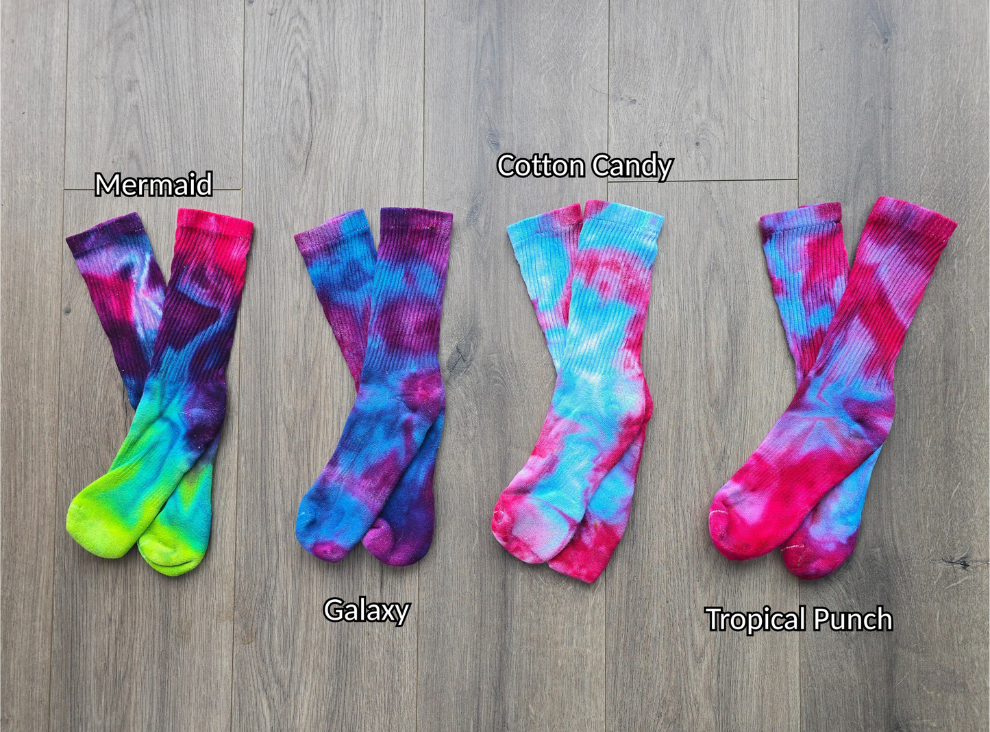Tie Dye Ice Dyed Socks - Adult Unisex