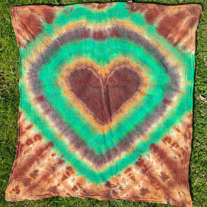 Naturals Heart 28"x28" Tapestry