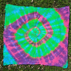 Mermaid Spiral 28"x28" Tapestry