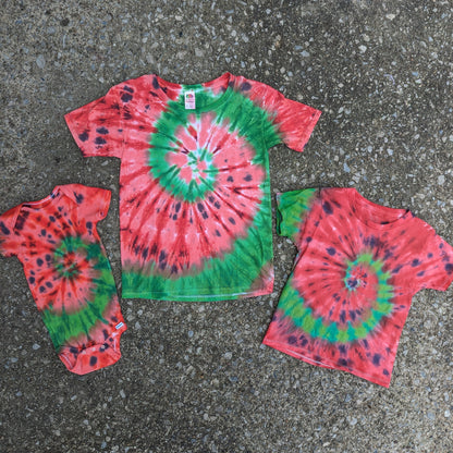 Watermelon Spiral Onesies® - Toddler - Youth