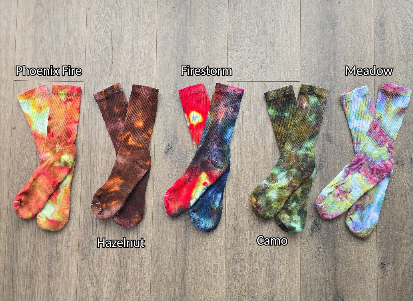 Tie Dye Ice Dyed Socks - Adult Unisex