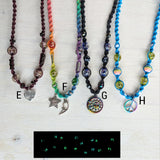 Glow in the Dark Hemp Necklaces