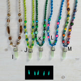 Glow in the Dark Hemp Necklaces