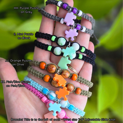 Bracelets for Two - Handmade 2-Pack Hemp Bracelets