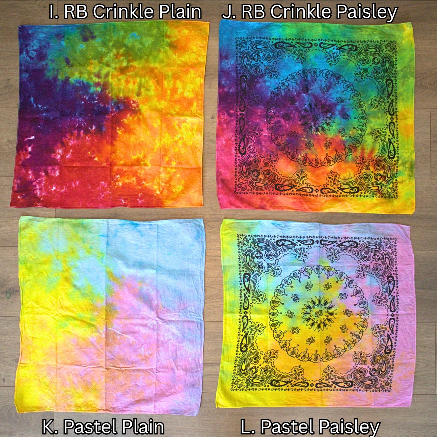 Tie Dye Bandanas
