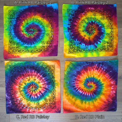 Tie Dye Bandanas