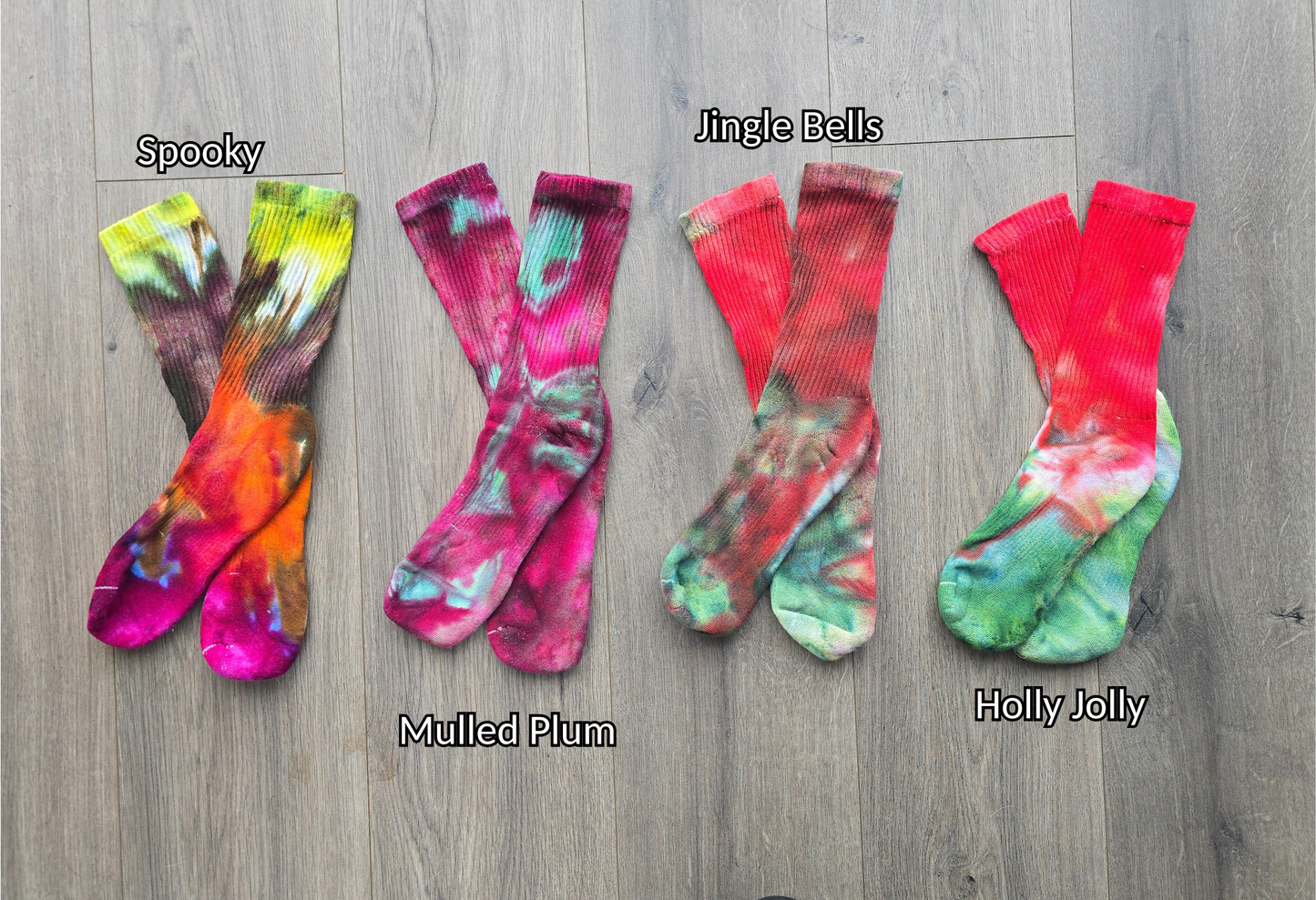 Tie Dye Ice Dyed Socks - Adult Unisex