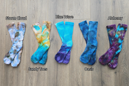 Tie Dye Ice Dyed Socks - Adult Unisex