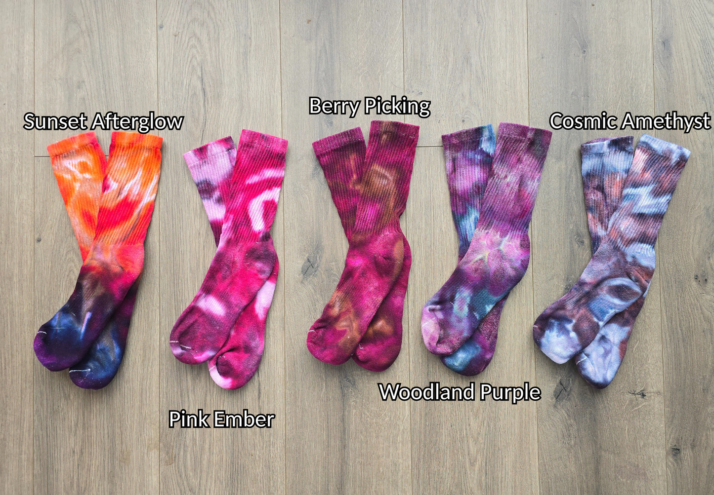 Tie Dye Ice Dyed Socks - Adult Unisex