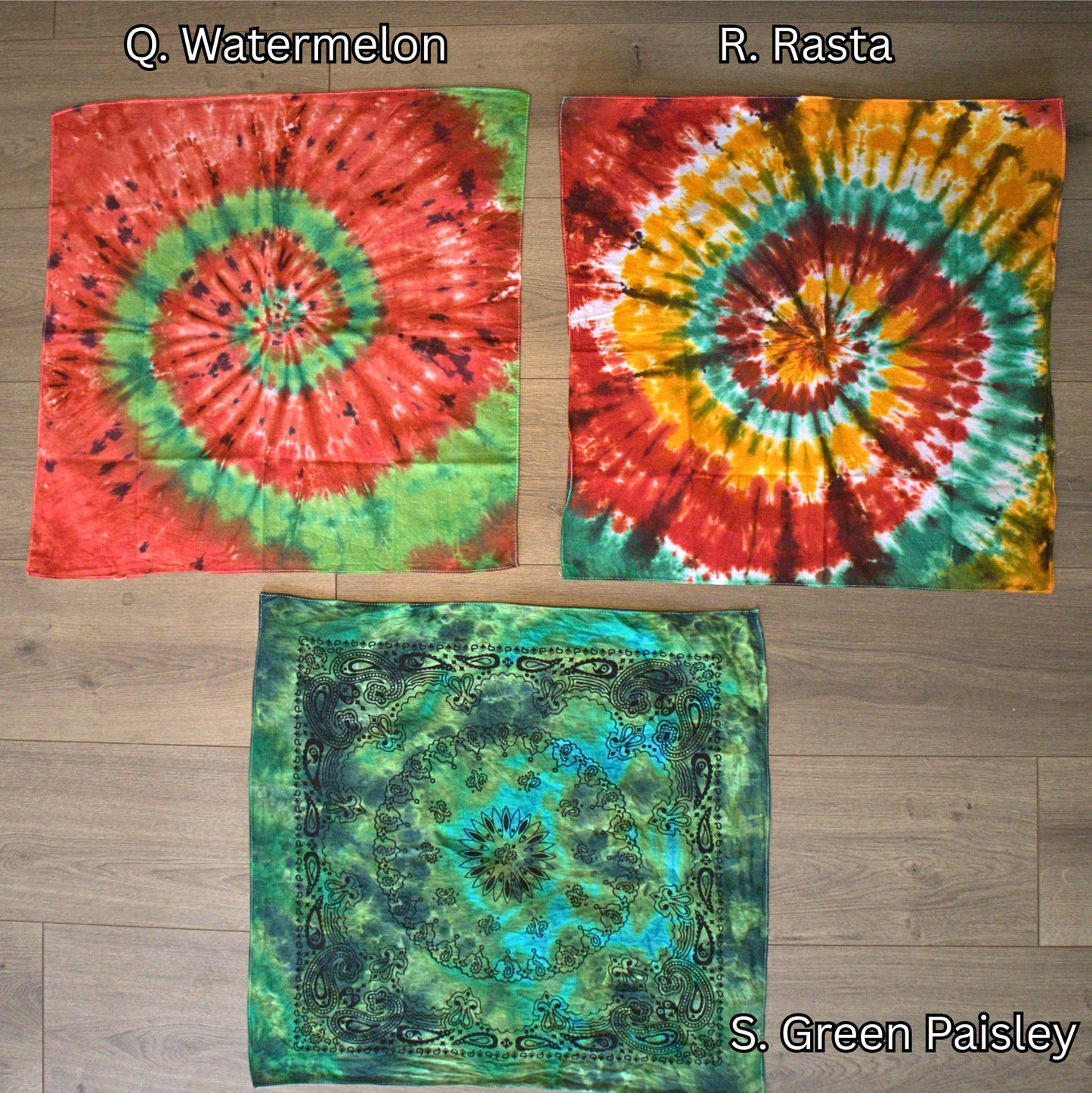 Tie Dye Bandanas