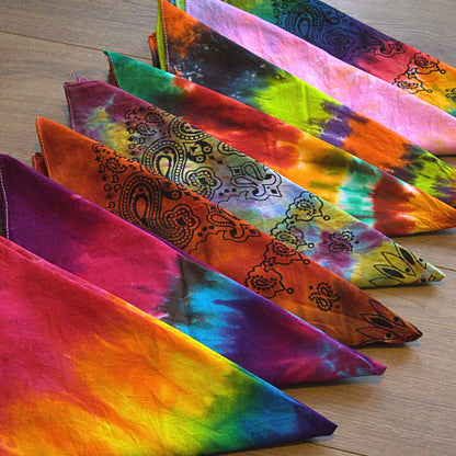 Tie Dye Bandanas