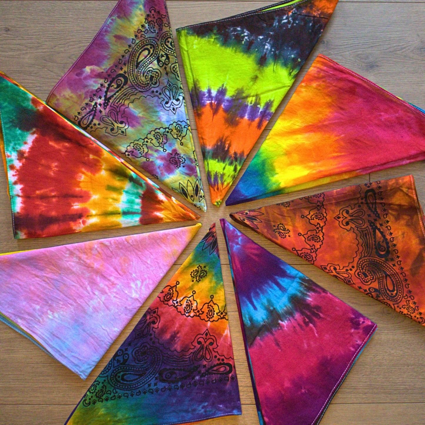 Tie Dye Bandanas