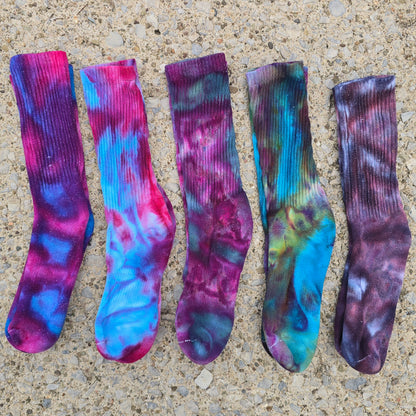 Tie Dye Ice Dyed Socks - Adult Unisex