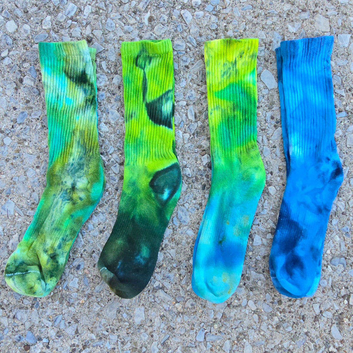 Tie Dye Ice Dyed Socks - Adult Unisex
