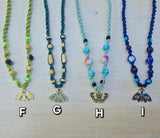 Moth and Insect Pendant Hemp Necklaces