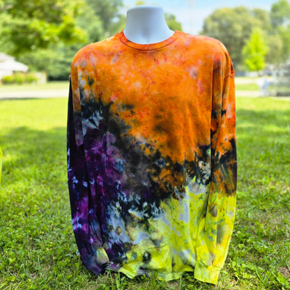 Halloween Crinkle Ice Dye