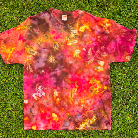 Autumn Crinkle Ice Dye