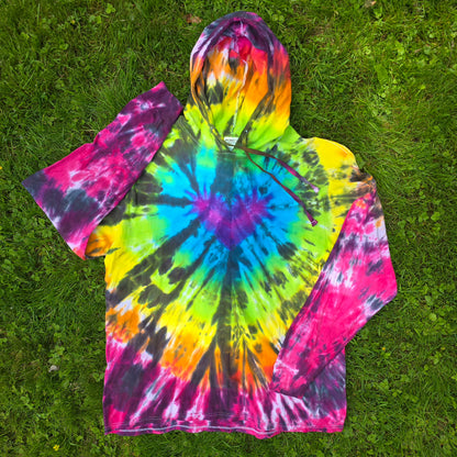 Black Rainbow Firework Heart